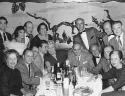 Irving Roth (the tallest one) with Sophie Tucker and the gang, Chicago, IL